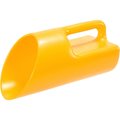 Global Industrial Scoop Shovel, Polyethylene Blade, Yellow Handle 493699
